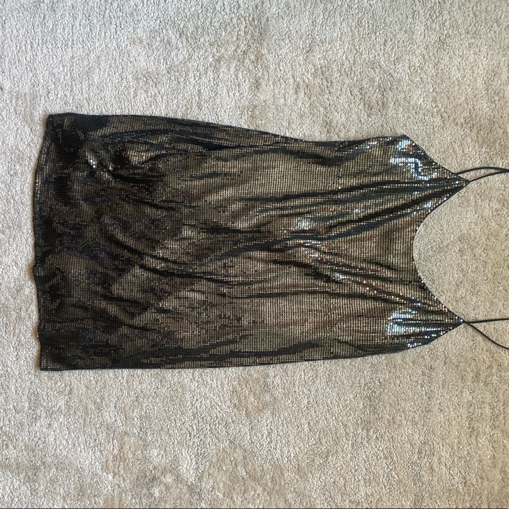 NWT Zara sequin mini